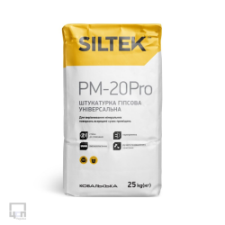 Siltek PМ-20 Pro Штукатурка гіпсова універсальна, 25 кг