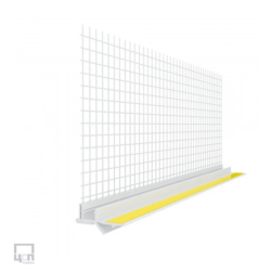 Профіль привіконний 6мм з сіткою, 2,5м