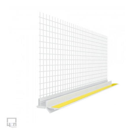 Профіль привіконний 6мм з сіткою, 2,5м